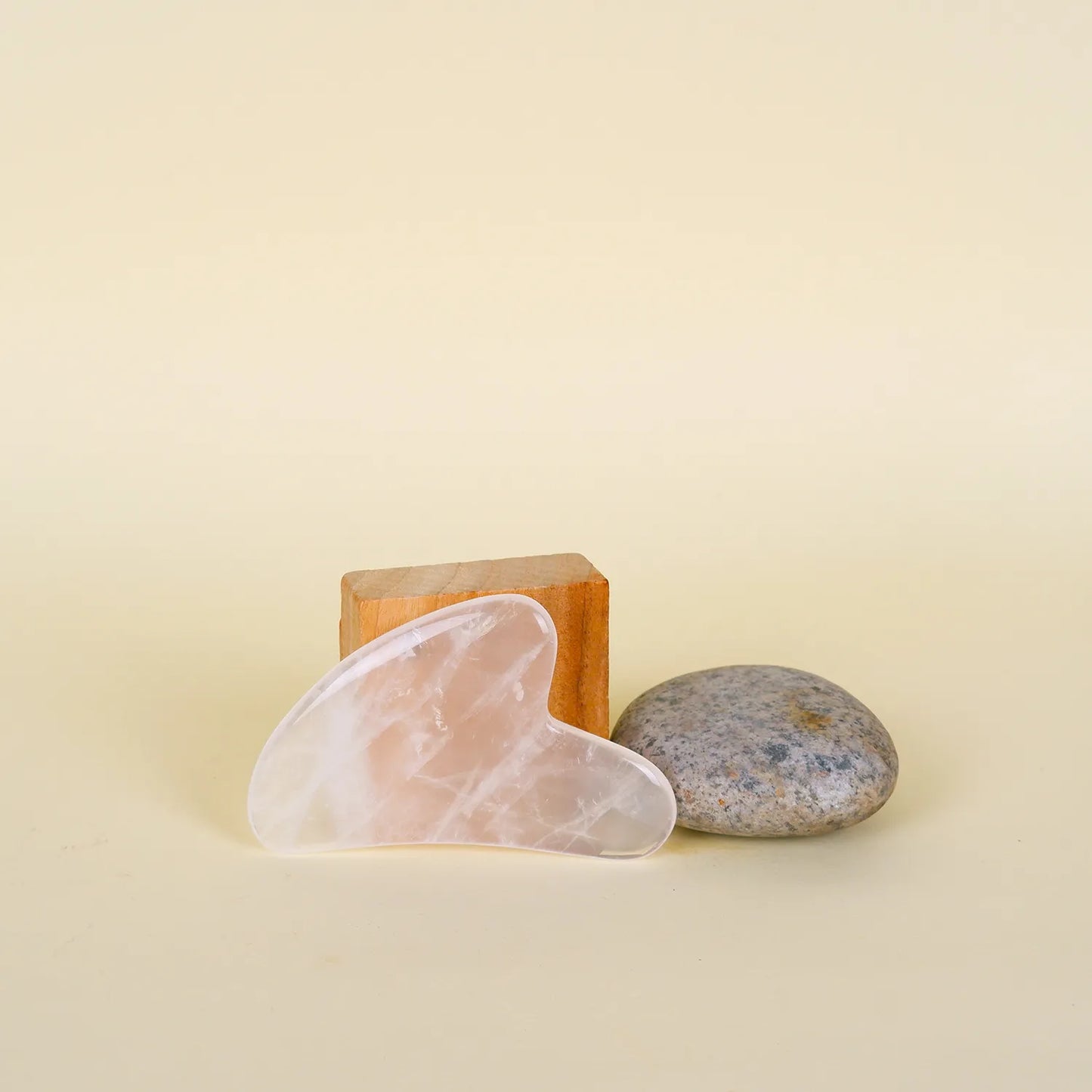 White Quartz Crystal Gua Sha Stone